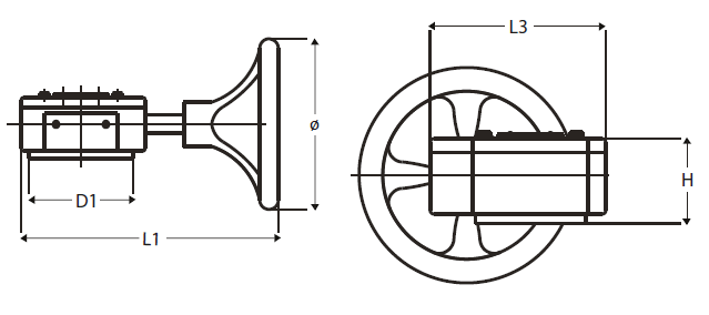 1-Stage Worm Gear